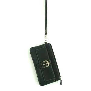 Ili New York Leather Y2K Mini Bag Wallet Wristlet